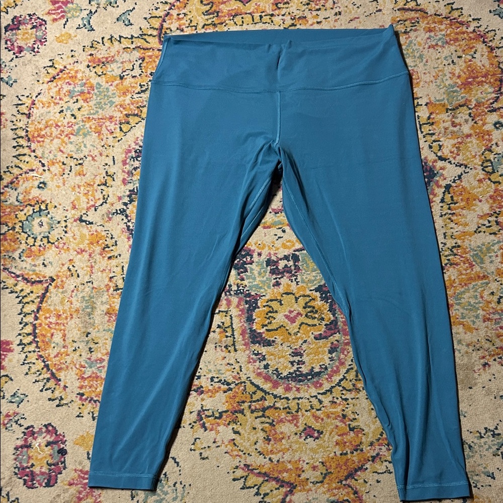 Lululemon Athletica Teal Leggings Womens 20